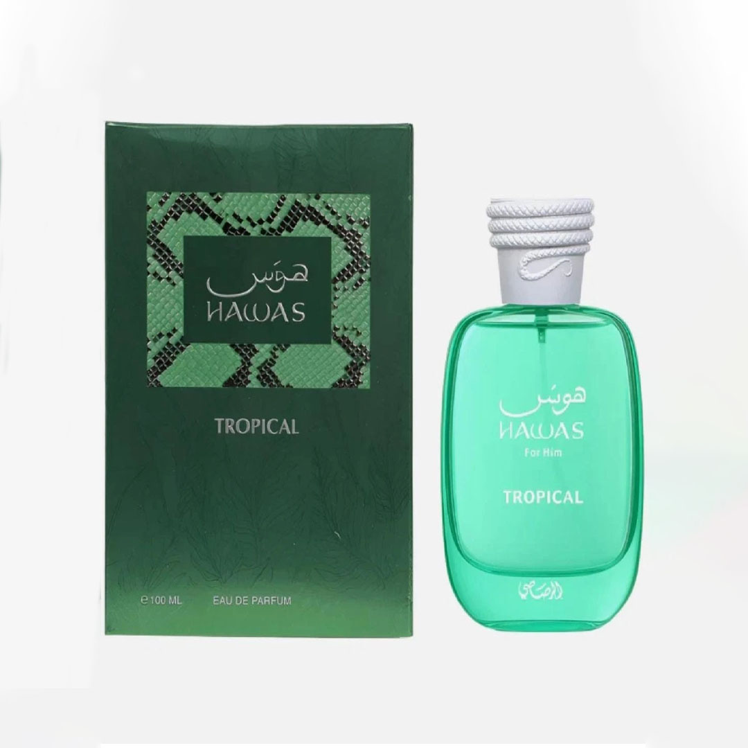 Perfume Alcohol Fragrance - น้ำหอมสำหรับผู้ชาย Hawas Tropical จาก Rasasi ขนาด
