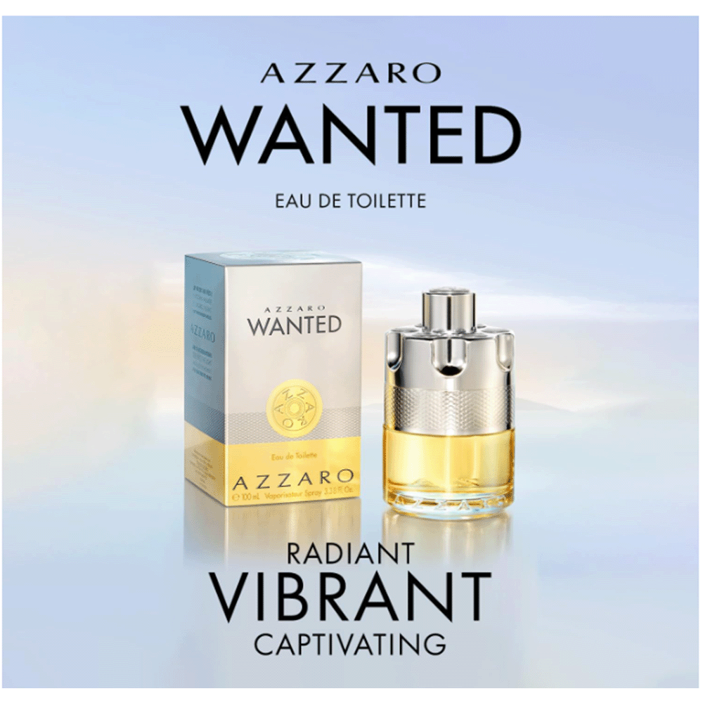 Perfume Alcohol Fragrance - น้ำหอมสำหรับผู้ชาย Azzaro Wanted EDT ขนาด 100